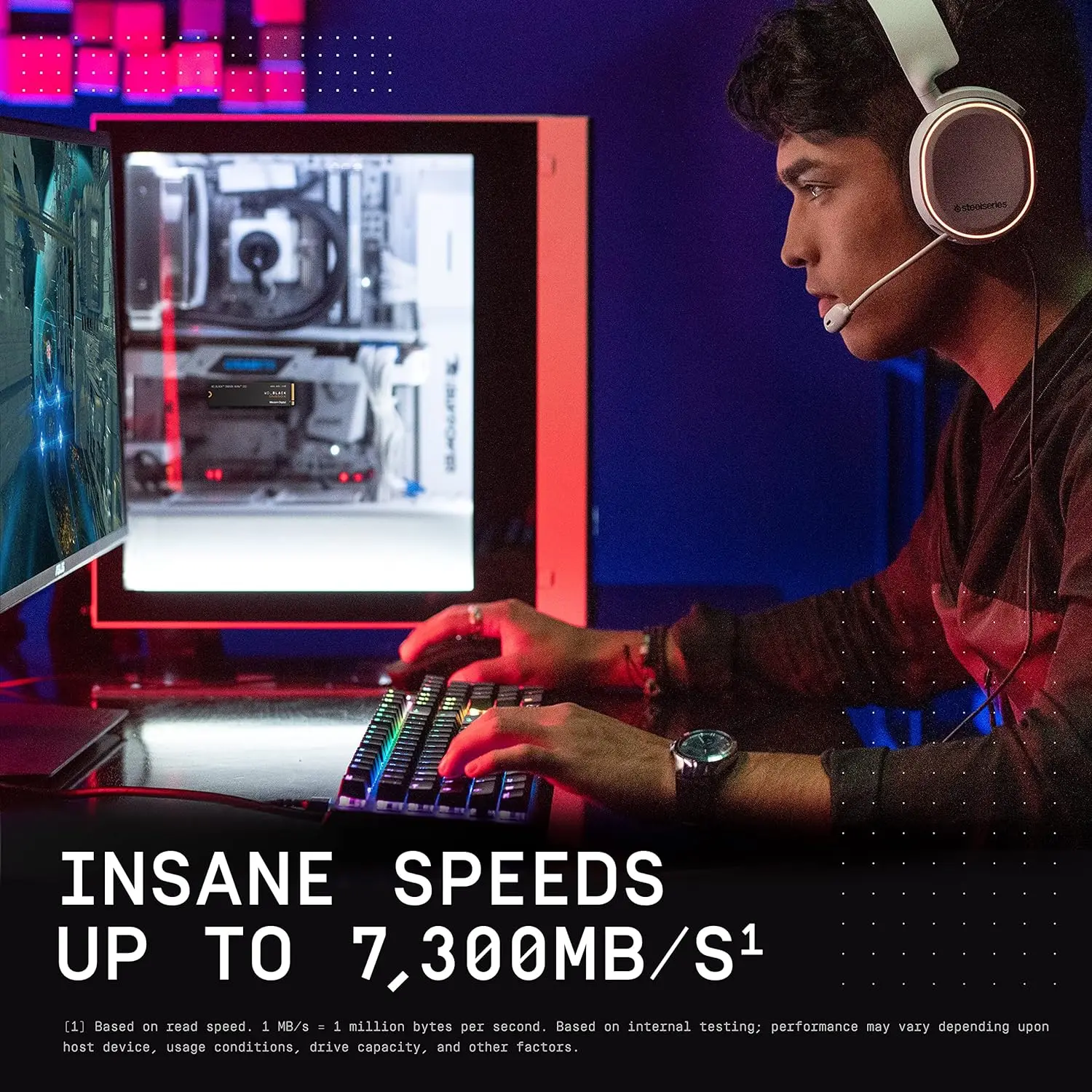 ويسترن ديجيتال WD_BLACK SN850X 1 تيرا بايت 2 تيرا بايت 4 تيرا بايت M.2 2280 NVMe PCIe Gen 4.0x4 SSD محركات أقراص الحالة الصلبة لأجهزة الكمبيوتر المحمول للألعاب PS5