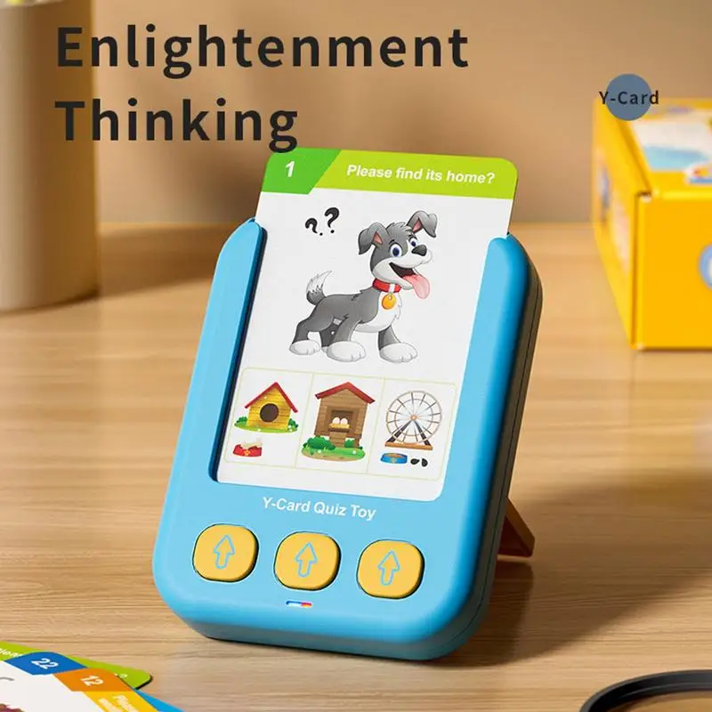 Early Education Flash Card Learning Toy Talking Flashcards for Kid Preschool English Electronic Audio Book Machine Toddlers Gift