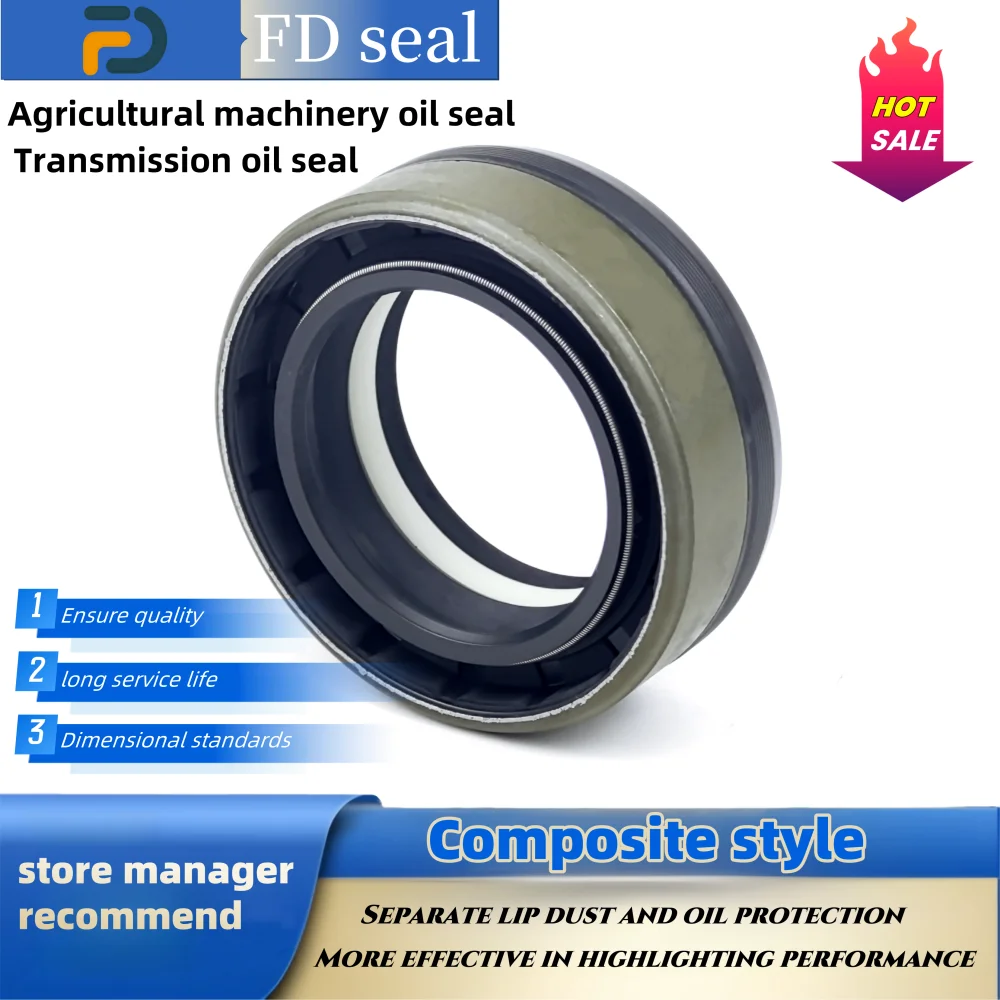 

Transmission Oil Seal 35*52*17/18.5mm 12019673B Tractor NBR+AU rubber Seal Accessories 6194903M1 COMBIO Ring Tool ISO 9001