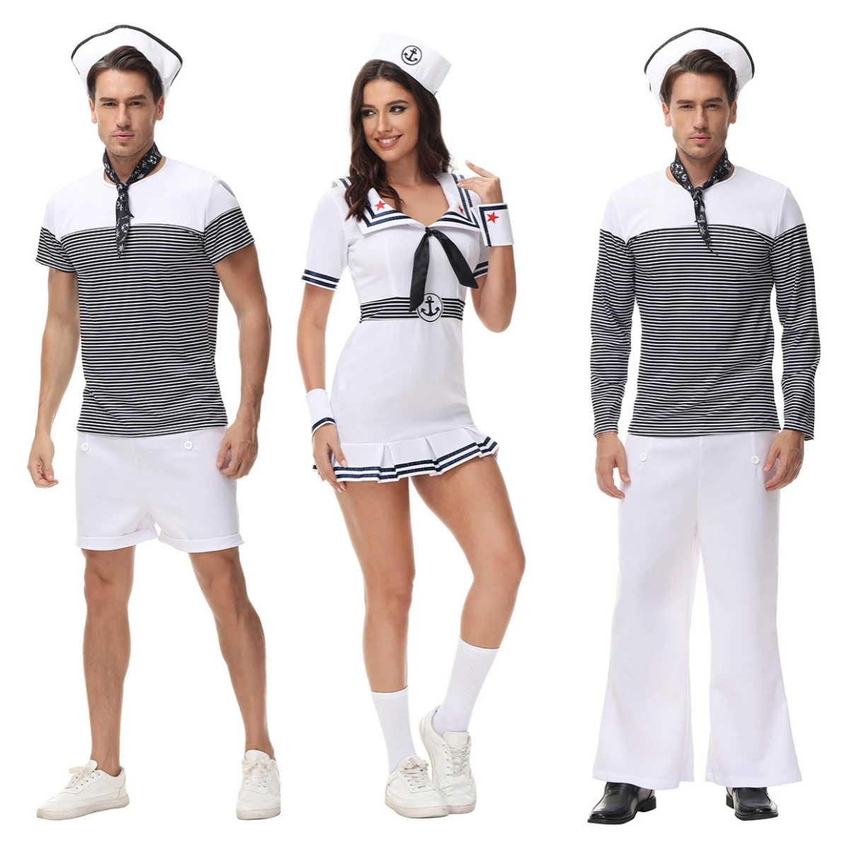 Seksowny strój marynarski Briti, cosplay, duży rozmiar, kostium na występy, strój byłej marynarki, damski, męski.