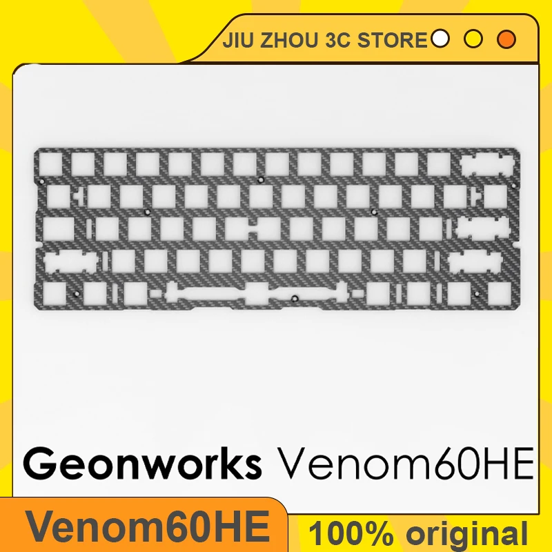 

Geonworks Venom60HE Positioning Plate And Foams Fr4/Alu/carbon 6.25/7U Material Gaming Mechanical Keyboard Accessories Custom