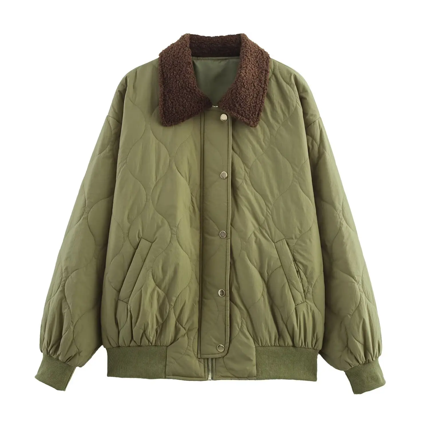 

Осенняя женская модная легкая однобортная куртка с хлопковой подкладкой и длинными рукавами, теплая повседневная куртка, пальто, женские топы