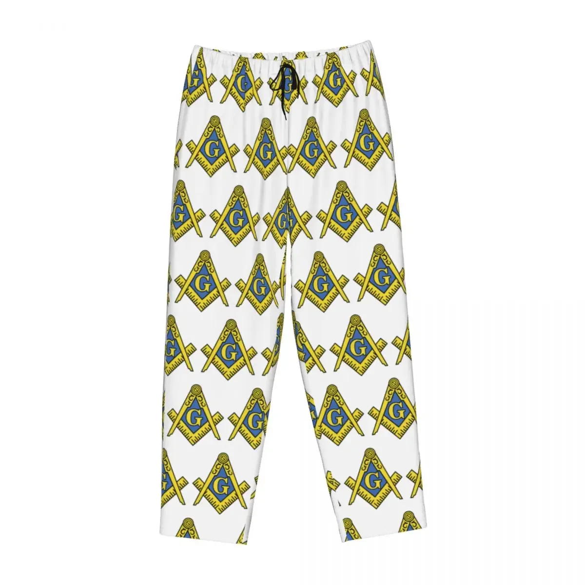 

Custom Freemason Masonic Women Pajama Pants Lounge Sleep Sleepwear Bottoms with Pockets