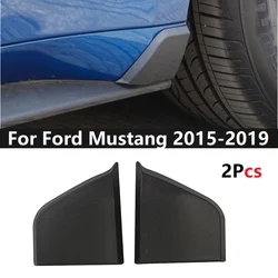 2PCS ABS Car Front Bumper Side Skirt Spoiler Guard Winglets Protector For Ford Mustang 2015-2019 Exterior Accessories