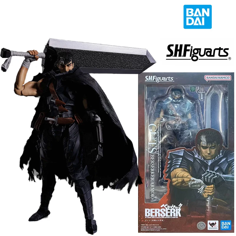 Bandai Namco S.H.Figuarts Guts (Berserker Armor) Berserk 16Cm Anime Original Action Figure Model Toy Birthday Gift Collection