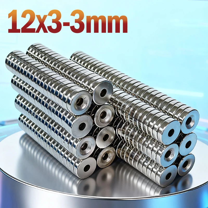 12x3-3mm Magnet N35 NdfeB 5-200pcs Permanent Magnetic Powerful Neodymium Magnet Imanes Round Fridge Magnets 12*3-3 Accessory