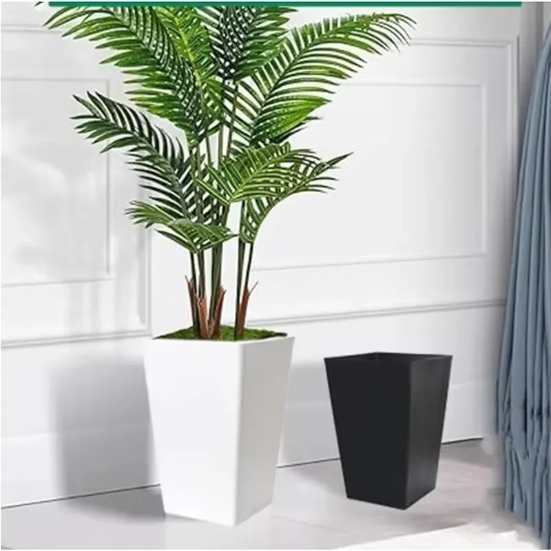 for Tall Square Plant Pots White Plastic Pot En Plastique Hot Selling Pots For Plants
