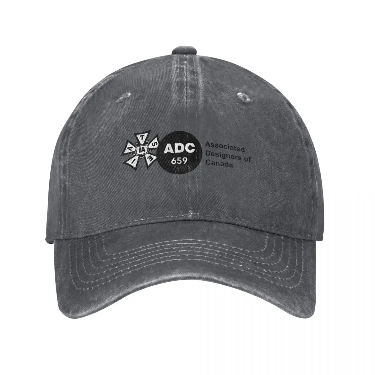 

ADC659 Logo Black with Words Baseball Cap beach hat derby hat Hats Woman Men's