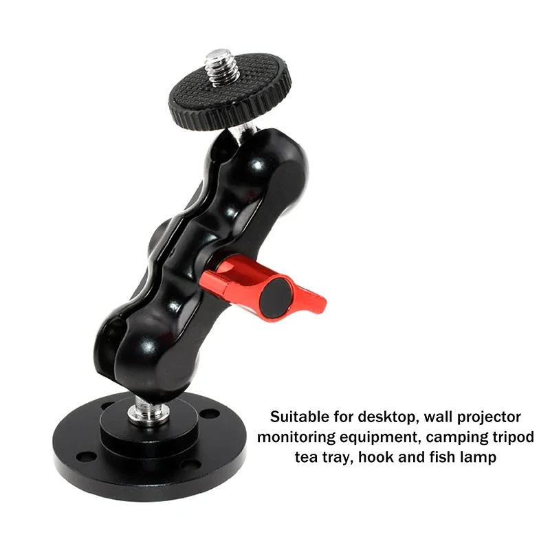 Shoe Mount Metal Plate Wall Mount 1/4 3/8 Inch Thread Tripod Adapter Holder For Projector Monitor Camping Light Flash Camera