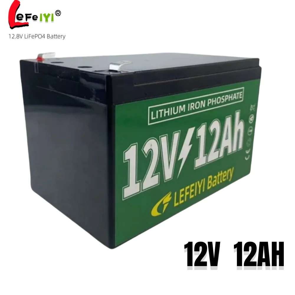 

LEFEIYI12V/12.8V 12AH LiFePO4 battery lithium iron phosphate battery bicycle RV solar wind energy tax-free