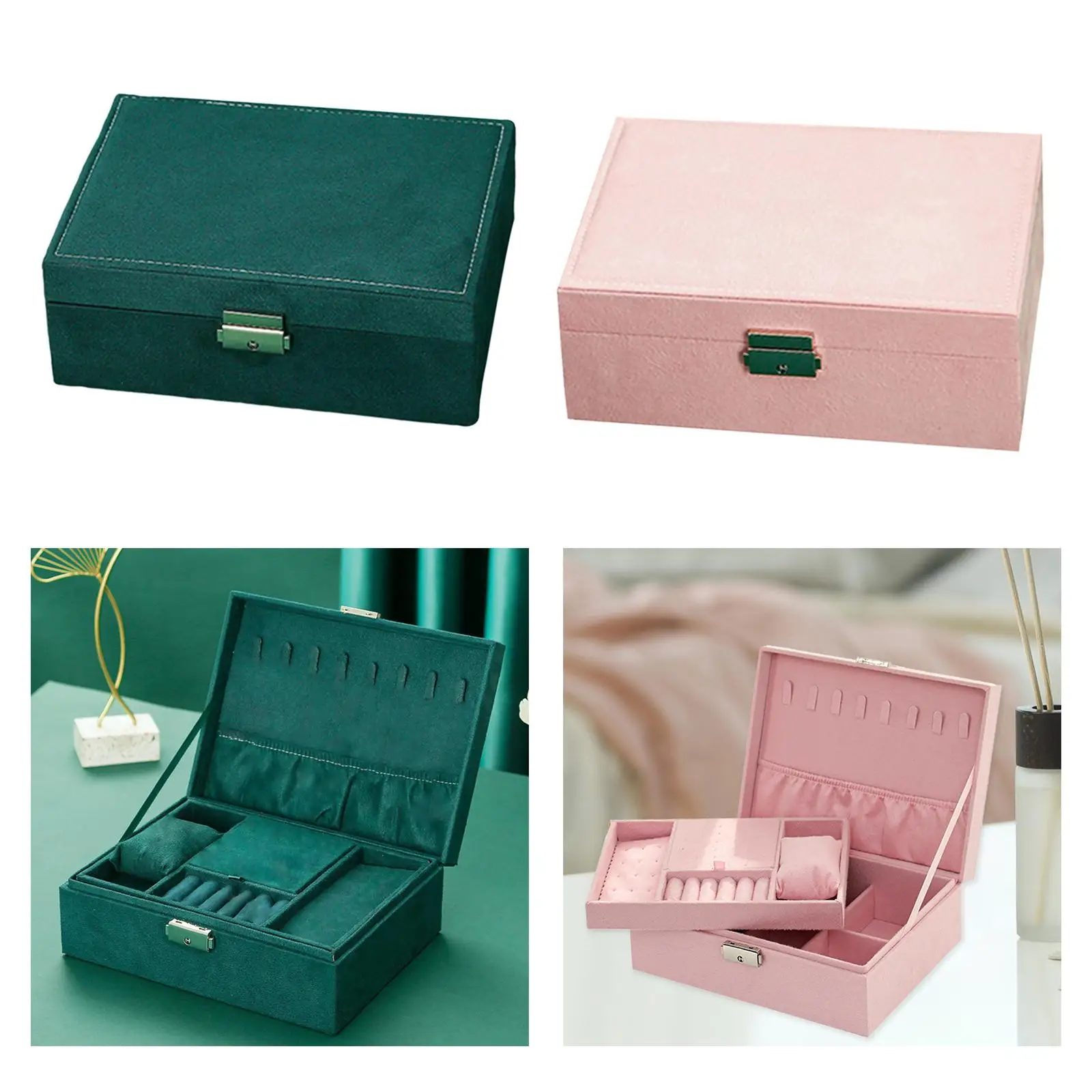 

Exquisite Jewelry Storage Case Organizer for Rings Women Girls