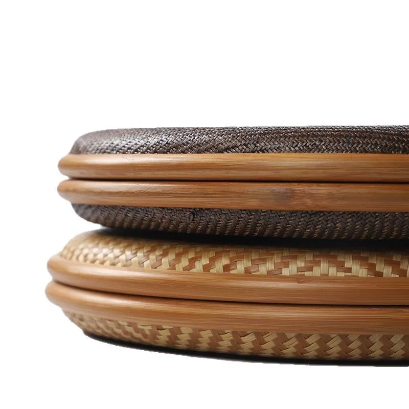 

Bamboo Pu'er round refined gift box bamboo tea cake tea packaging cake box