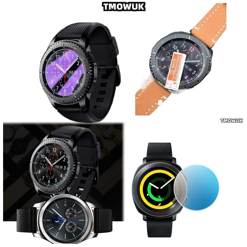 

For Samsung Gear Sport Gear 2 3 4 zero Tempered Glass 9H Hardness HD Anti - Scratch Smart Watch Screen Guard Film