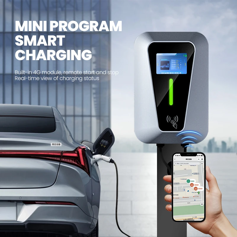 

IP55 7Kw 11Kw 21Kw Type 2 AC EV Wall-mounted Charging Station Electric Vehicle Fast Charger 32A Rated Current CCS Interface