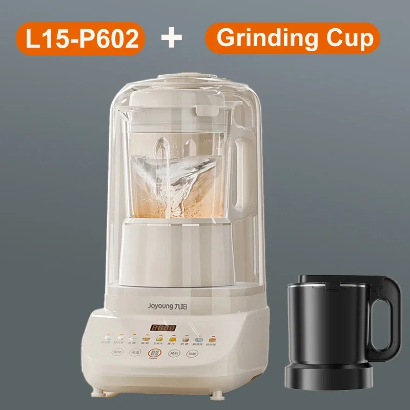 Joyoung Muurbrekende Voedsel Blender Huishoudelijke Sojamelk Maker 1.2L-1.5L Voor Thuisgebruik Licht Geluid Mixer Sojamelk Machine L15-P602