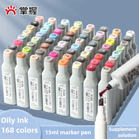 127 Colors 15ml Art Marker Oily Ink Supplement DIY Hand-painted Advertising Notice Poster Color Thick Marker School Supplies