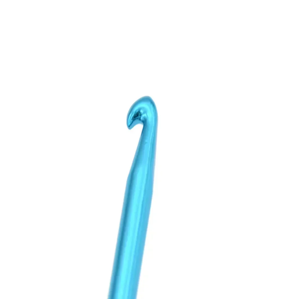 3 أحجام/مجموعة البسيطة سلسلة مفاتيح مصنوعة من الألومنيوم الكروشيه السنانير DIY متعدد الألوان الحرف أدوات الحياكة الإبر أدوات خياطة هوك حجم 3/4/5 مللي متر