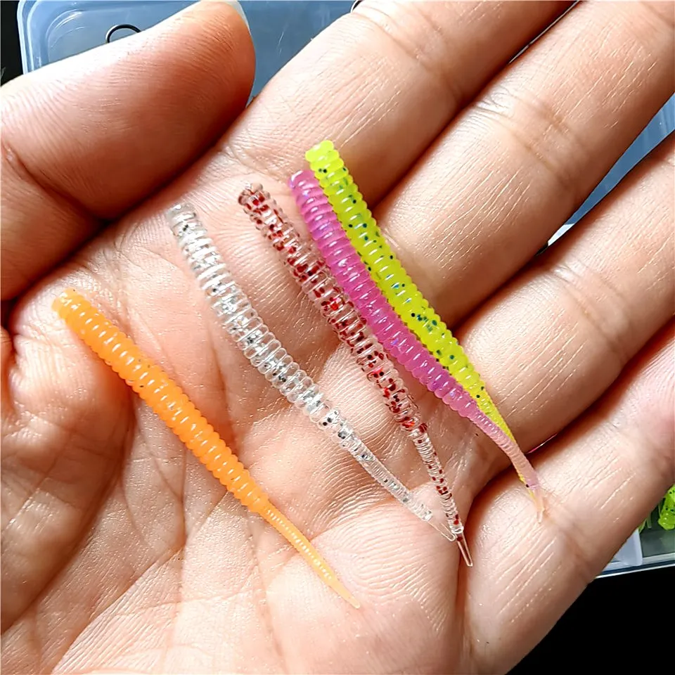 SWOLFY  AJING Soft Lure 0.3g/0.45g Rockfish Fishing Hooks Hook Swimbaits Jig Lure Wobber Worm Bait
