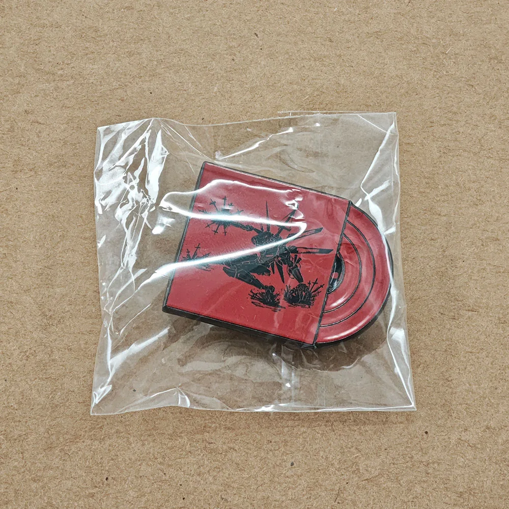 U-ULTRAKILL-Game Emaille-Pin V1 Roboter Schallplatten-Brosche Original Soundtrack OST Rote Hülle Metall-Abzeichen Retro FPS Gaming Geschenk – Detail 9