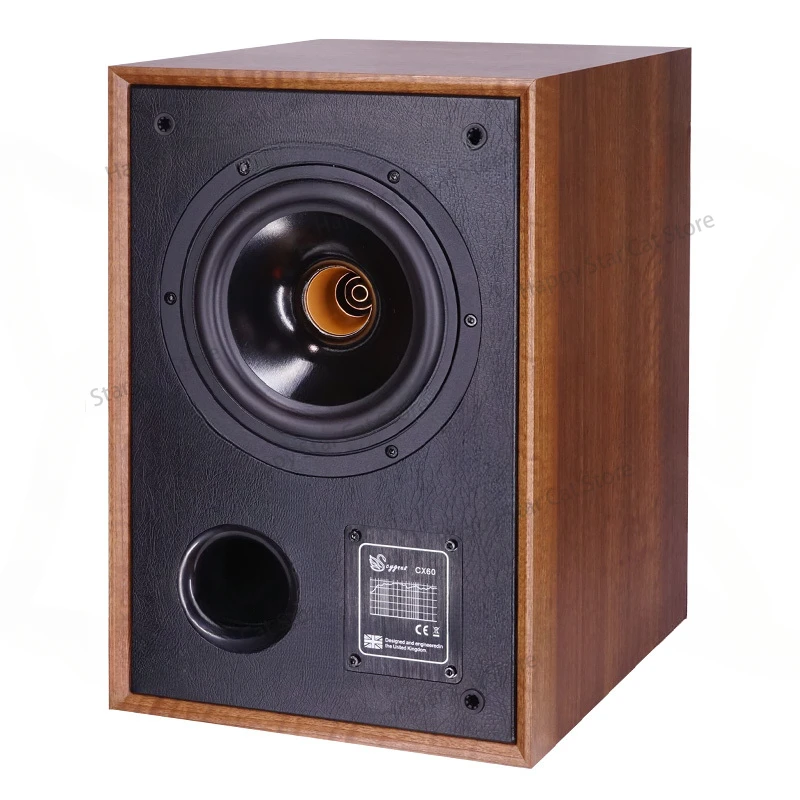 6.5-inch Hifi Coaxial Speaker Passive Bookshelf High-fidelity Wood 2.0 Audio Home