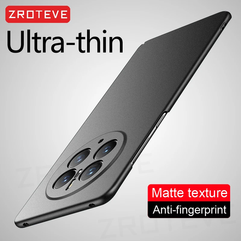 Für mate50 pro fall zroteve ultra schlanke harte pc matte abdeckung für huawei mate 50 40 mate40 pro global stoß feste telefon hüllen