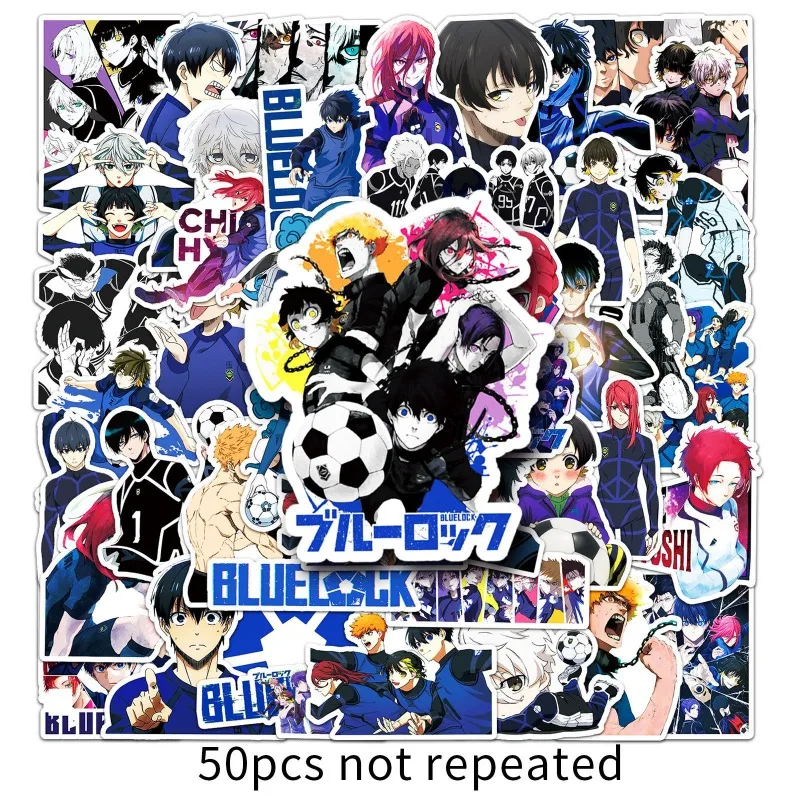 50 Blue Prison, Multiple Personalized Cartoon Anime, Guka Creative DIY Phone Cases, Luggage Stickers, Waterproof