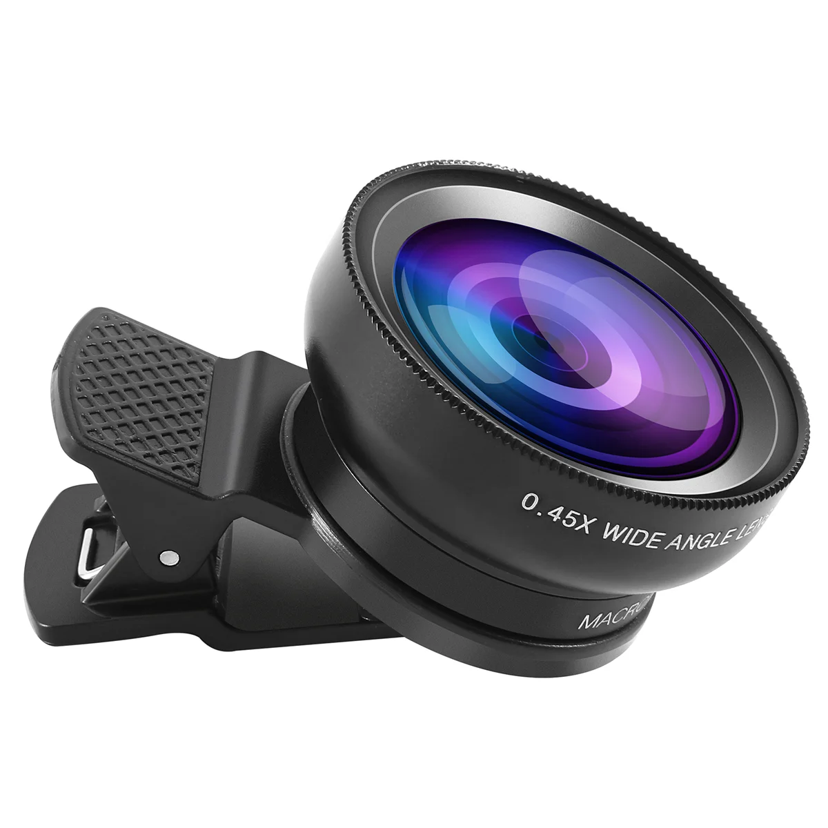 Fish Eye Phone Lens, 0.45X Phone with HD Camera Lens Macro Clip Lens Wide Angle Lens Lens for Mobile Phone Camera