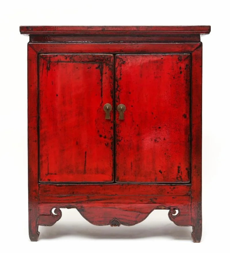

Chinese Antique Furniture Solid Wood Painted Sideboard Cabinet