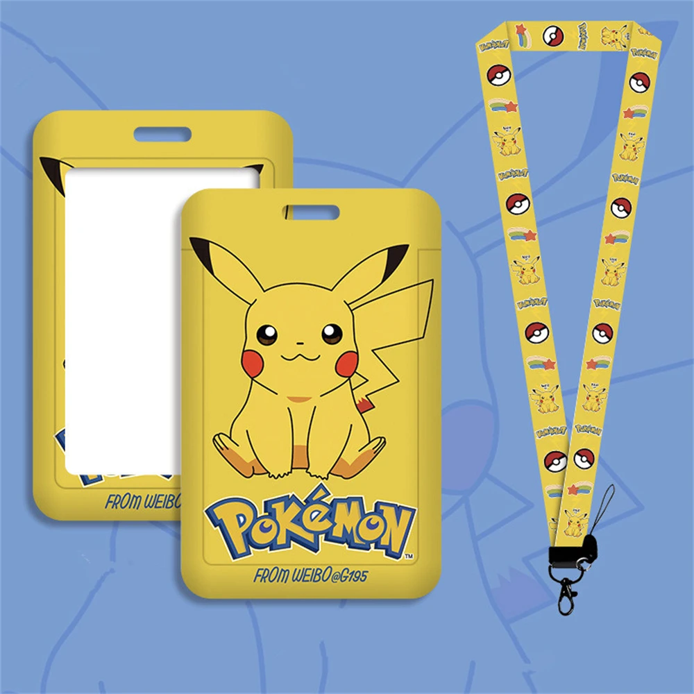 Anime Pokemon Lanyard for Key Neck Strap lanyard Card ID Badge Holder Squirtle Key Chain Key Holder Key Rings Accessories Gifts image 5