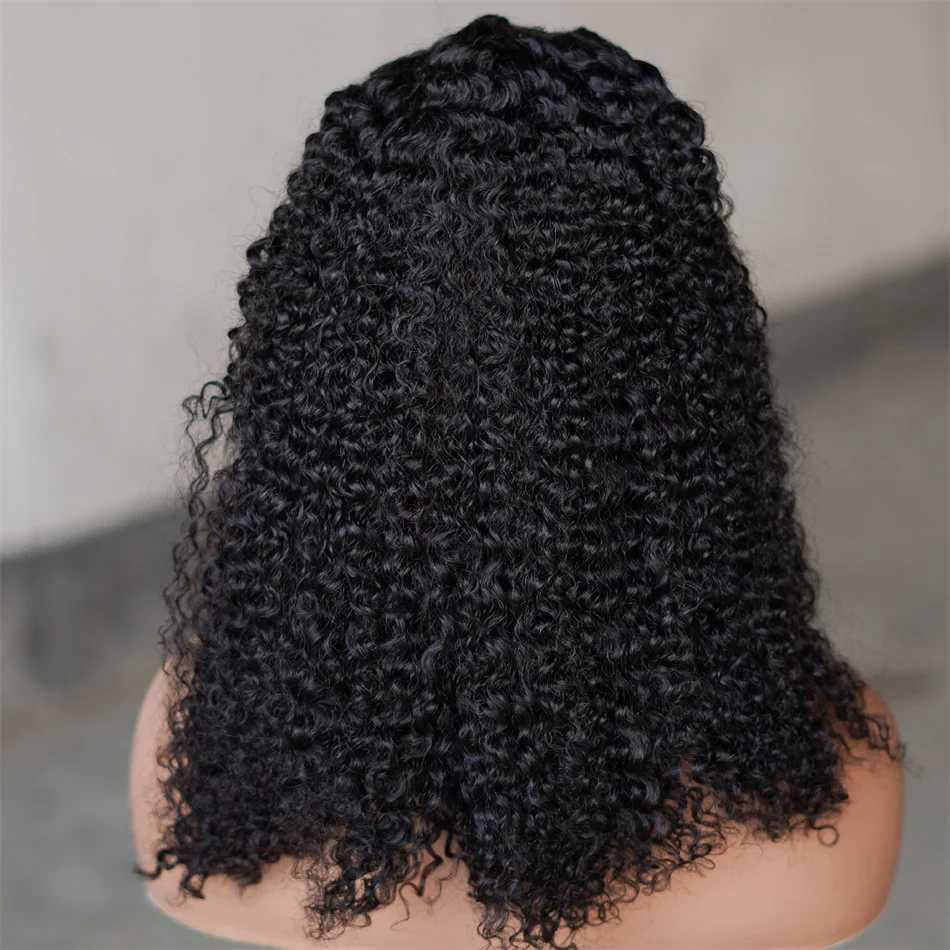 250 Density Short Bob Wig Human Hair Braided Bob Wigs For Women 13X4 Lace Frontal Natural Curly Braided 100% Human Hair Wigs