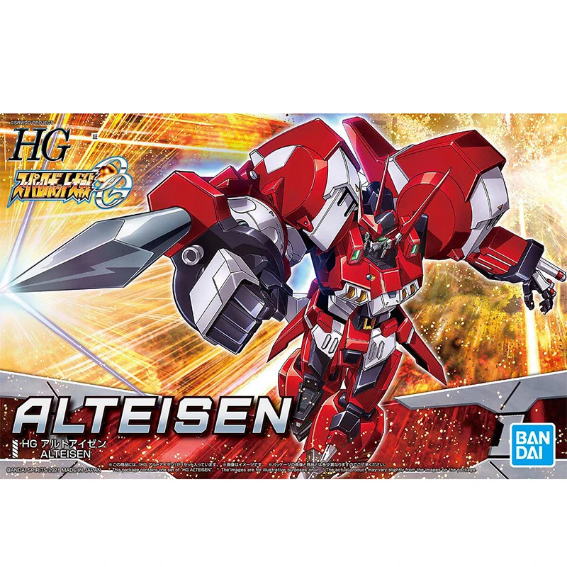 ในสต็อก BANDAI ANIME HG 1/144 Super Robot Wars PTX-003-C ALTEIZEN ประกอบอะนิเมะ Action Figure ของเล่นของขวัญเด็ก