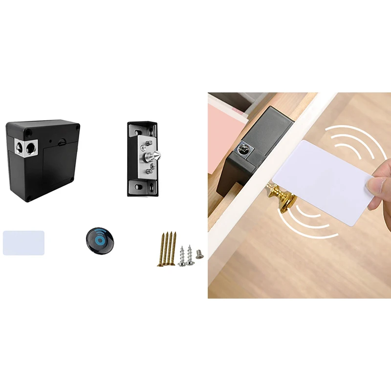 

24-Hour Delivery Smart Drawer Lock Intelligent Cabinet Locker IC/ID Card TT Lock Electronic Furniture Wooden Door Lock