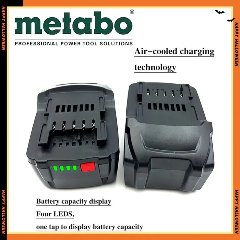 Dla Metabo 18V 4.0-9.0Ah akumulator elektronarzędzia wiertarka klucz młotk szlifierka dla Metabo 18V akumulator Asc30 Asc55