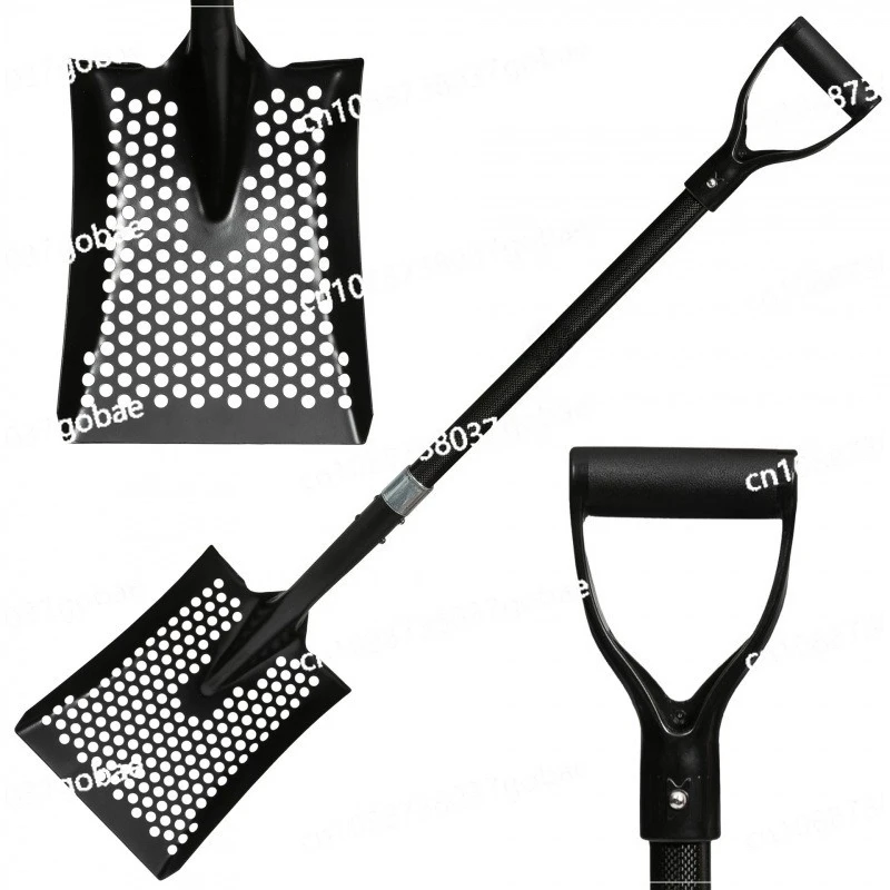 

Beach carbon sieve sand shovel for cleaning chicken manure, sheep manure and sand, light and durable