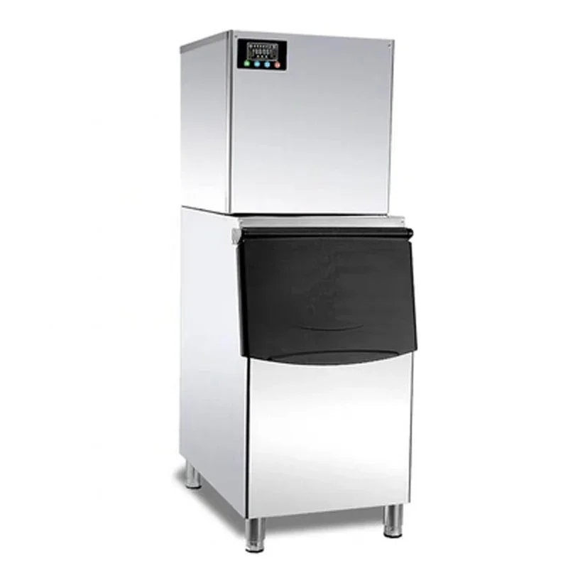 

Cube Ice Maker Commercial Milk Tea Shop Fully Automatic Large Output 200KG 300KG 500KG Bar KTV Large Cube Ice Maker