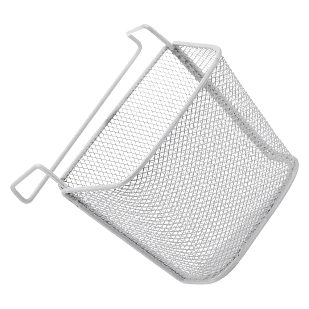 Panier suspendu de bureau, ganizer de bureau en fer blanc, paniers de rangement multifonctionnels sous le bureau, étagères, fichiers pour ordinateur portable, porte-stylos