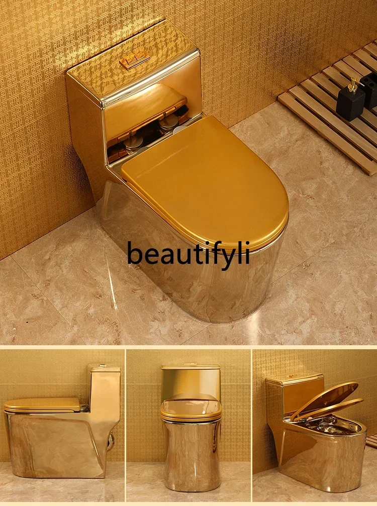 

AY7Golden toilet siphon super swirl large diameter water-saving silent toilet