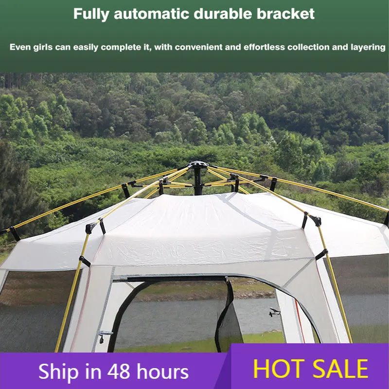 

Outdoor Events Party Hiking Waterproof Single Layer Portable Tent Camping Big Family Camping Tent