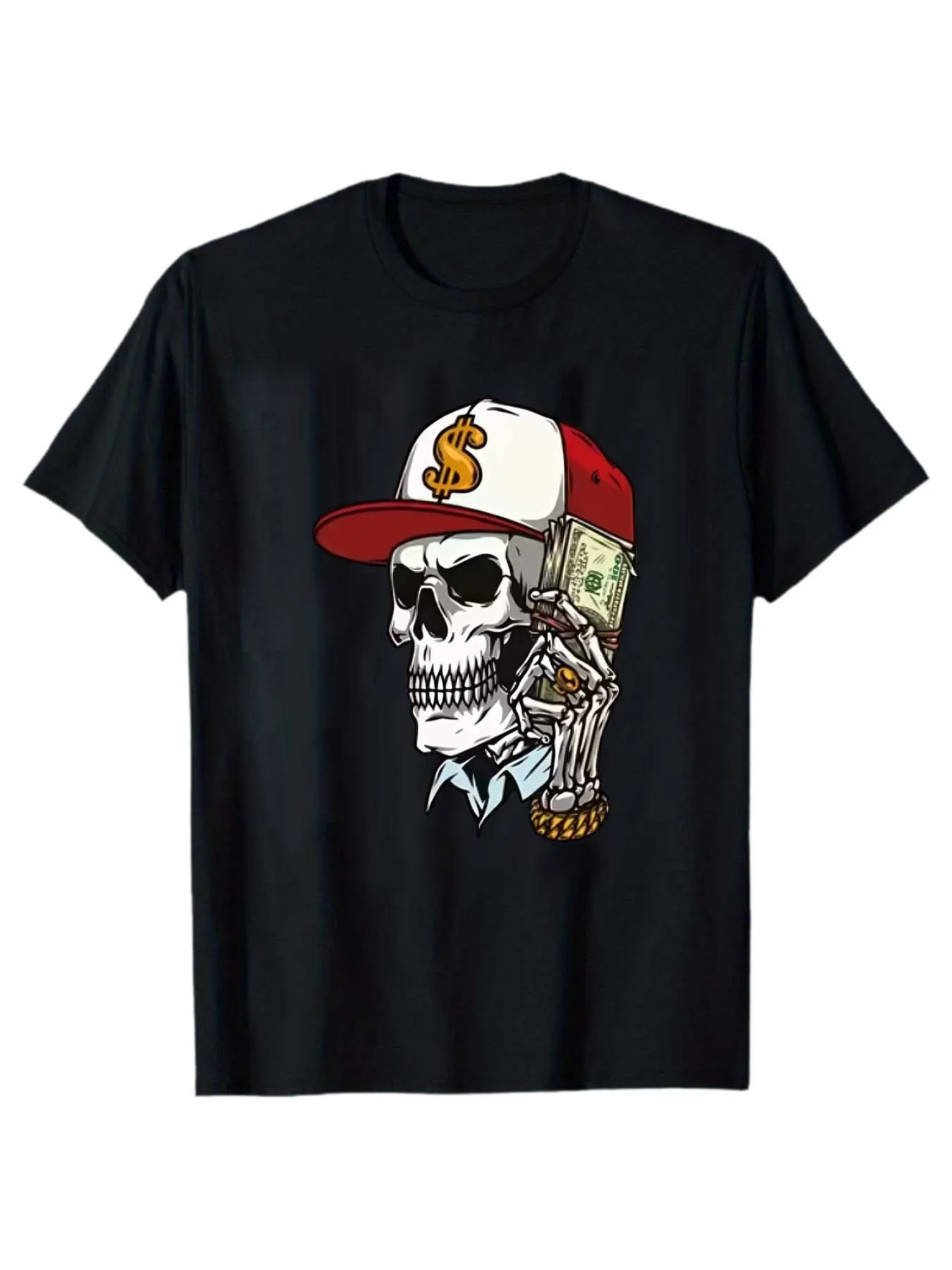 

Мужская повседневная летняя хлопковая футболка с короткими рукавами и забавным принтом петуха, подходящая для уличной и домашней одежды в стиле унисекс