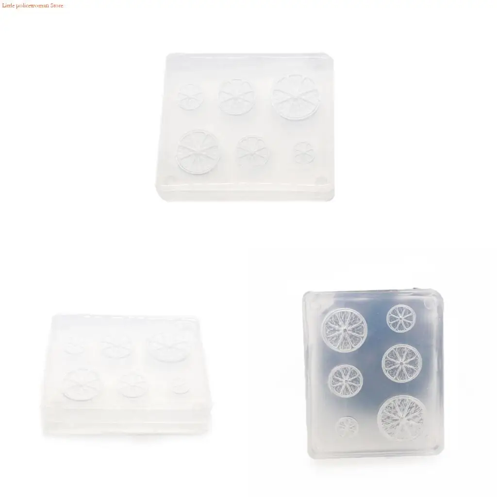 

F92D Delicate Lemon Mold Silicone Molds for Decorative Crafts Handmade Jewelry Mould