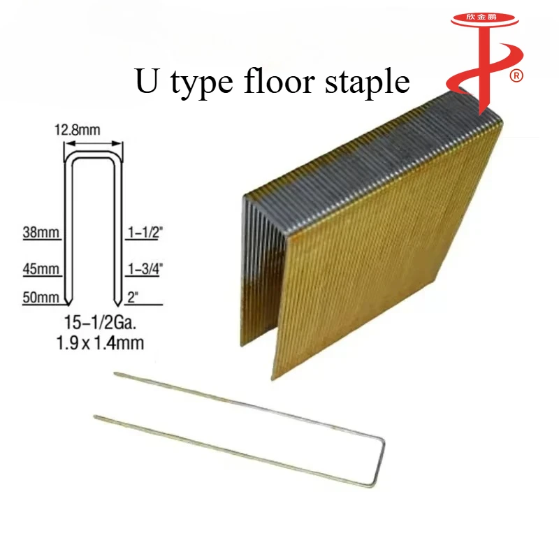 

U-образные гвозди 15GA Q1514, скобы для тяжелой проволоки, 300 шт., скобы для обивки, штифты, кнопки для пневматических пистолетов для гвоздей, деревянного пола