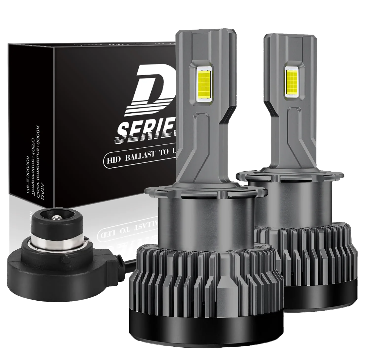 2 uds D1S D3S bombillas de faros Led Canbus CSP D4S D2S D8S 30000LM 35W Super brillante D4R D2R lámpara automática 6000K blanco Luz alta y baja