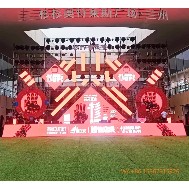 

Waterproof Wind Resistant Outdoor Rental LED Display Full Color Wear Resistant Screen for Temporary Exhibition
