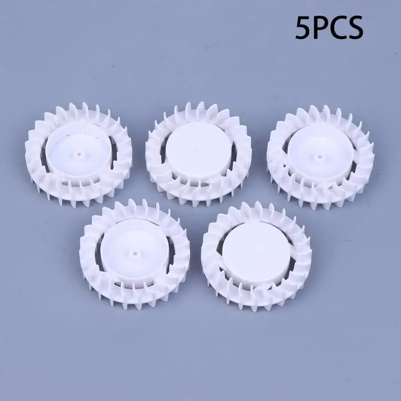 1/5 قطعة دفاعات مروحة Turbofan محرك الطرد المركزي شفرة مروحة لتعليق الرقبة مروحة مجفف الشعر محرك الثلاجة #3