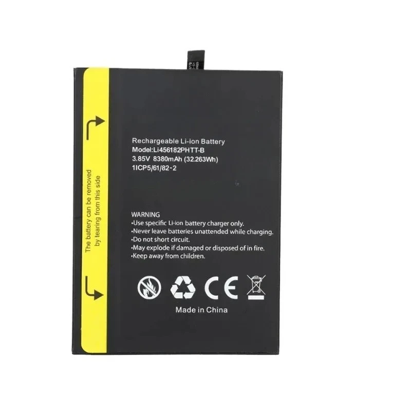New Li456182PHTT-B 3.85V 8380mAh Li-ion Rechargeable Battery for Blackview BV8800 BL8800 Pro High Quality Mobile Phone Battery
