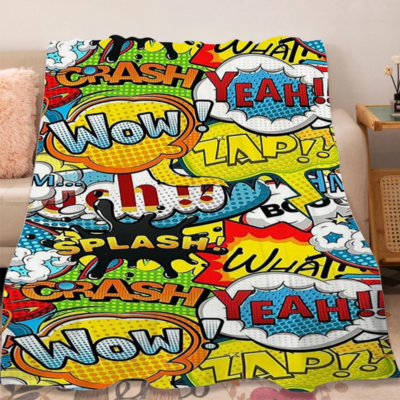 

Warm Winter Blanket A-Pop Arts Flannel Blanket Microfiber Bedding Fluffy Soft Blankets Decorative Blanket Bed Fleece Camping Nap