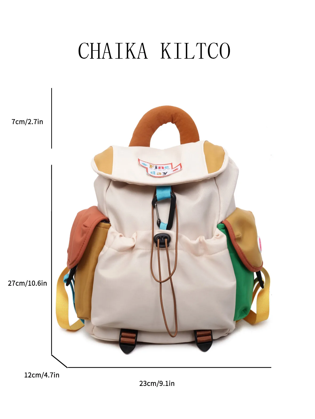 CHAIKA KILTCO حقيبة ظهر كاجوال عصرية جديدة للطلاب حقيبة سفر للتنقل متعددة الاستخدامات