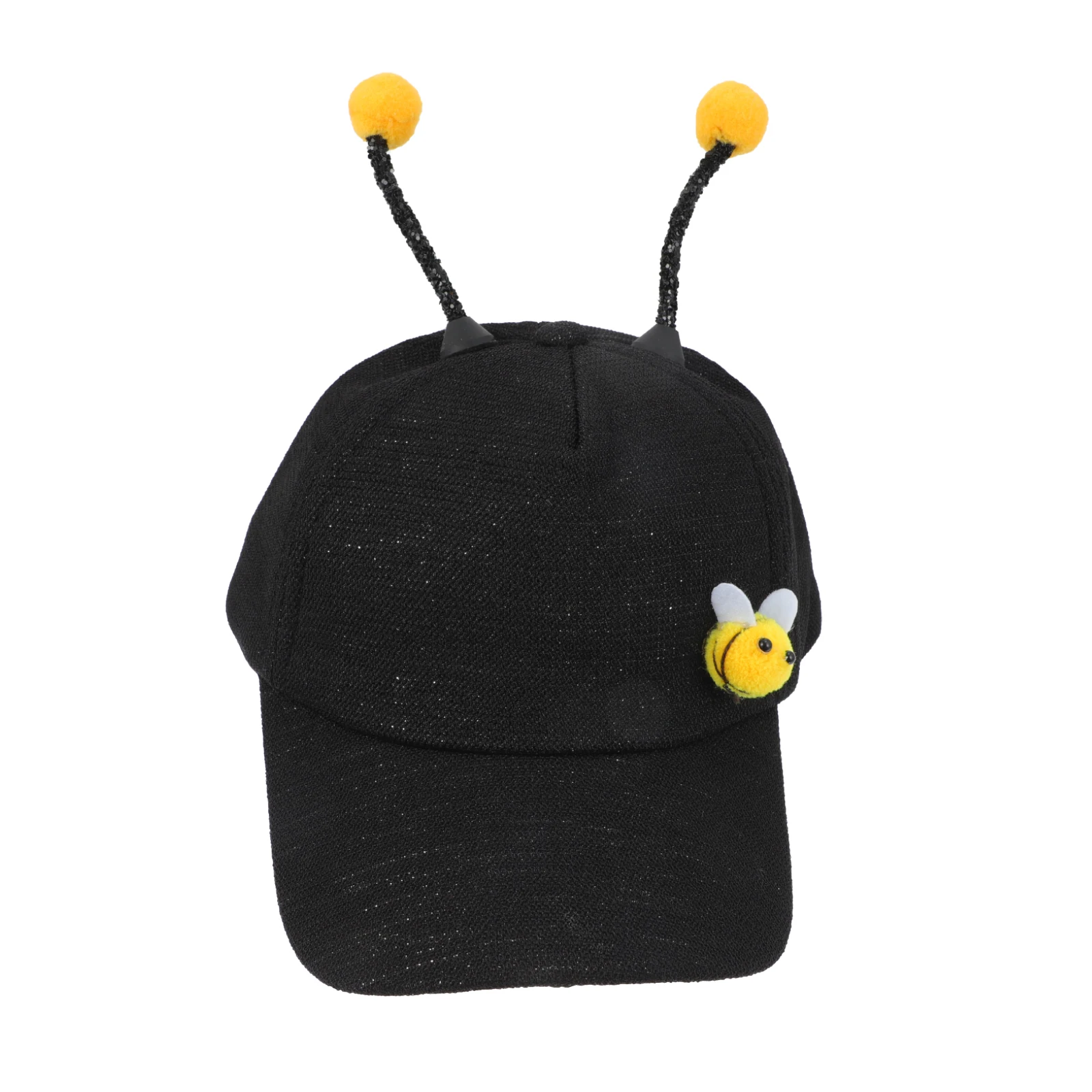 

Sun Visor Children's Hat Party Hats for Kids Baseball Pearlescent Black Peaked Cap