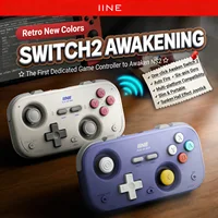 Control de Juego Retro de Bolsillo IINE, Compacto y Portátil con Joysticks Hall de 1000Hz, Joystick Empotrado, Controles Personalizables para Switch