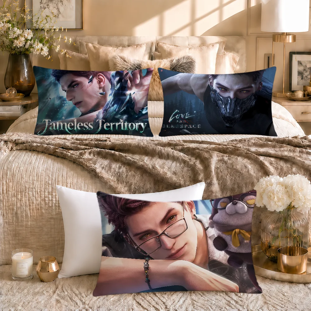 Game Valko Love And Deepspace Soft Rectangle Pillowcover Home Sofa Living Room Decor Dorm Bedside Hogar Pillowcase Gift